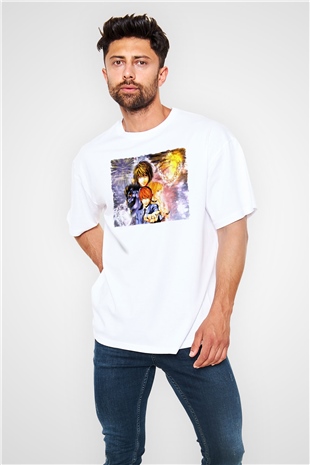 Death Note Beyaz Oversize Tişört Oversize T-shirt
