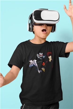 Death Note Siyah Unisex Çocuk Tişört
