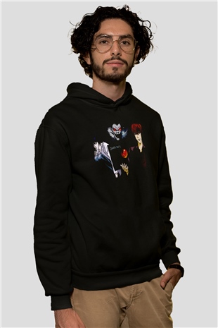 Death Note Siyah Unisex Hoodie