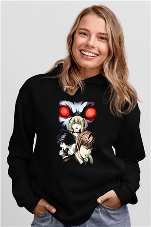 Death Note Siyah Unisex Hoodie
