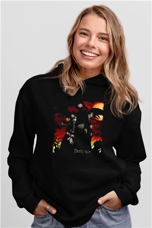 Death Note Siyah Unisex Hoodie