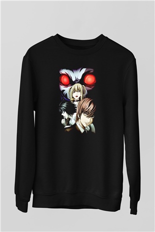 Death Note Siyah Unisex Sweatshirt