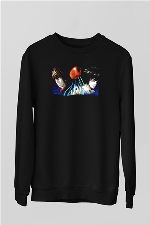 Death Note Siyah Unisex Sweatshirt