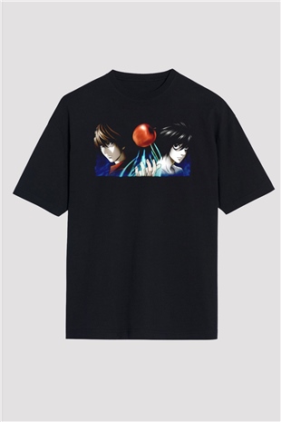 Death Note Siyah Oversize Tişört Oversize T-shirt