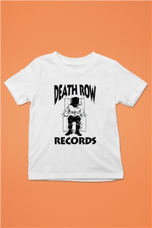 Death Row Records Beyaz Unisex Çocuk Tişört