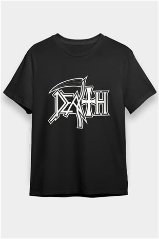 Death Siyah Unisex Tişört T-Shirt - TişörtFabrikası