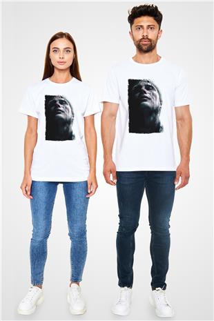 Death Stranding Baskılı Unisex Beyaz Tişört - Tshirt