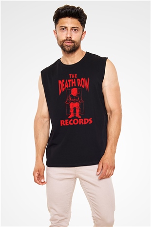 Deathrow Siyah Unisex Kolsuz Tişört