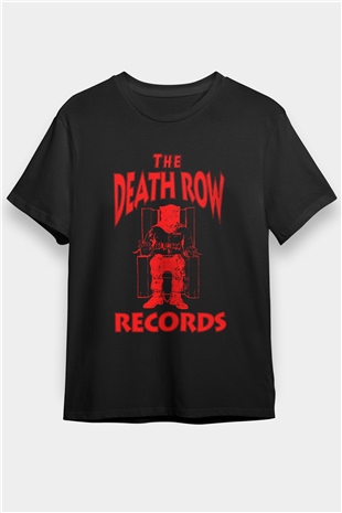 Deathrow Siyah Unisex Tişört T-Shirt - TişörtFabrikası