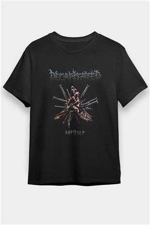 Decapitated Baskılı Unisex Siyah Tişört - Tshirt