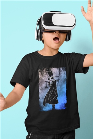 Dedektif Siyah Unisex Çocuk Tişört
