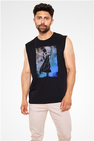 Dedektif Siyah Unisex Kolsuz Tişört