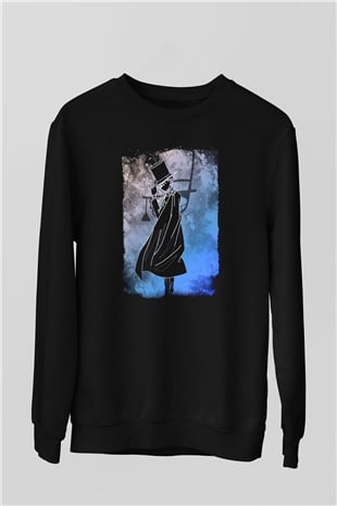 Dedektif Siyah Unisex Sweatshirt