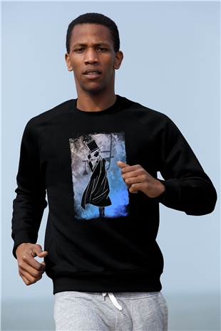 Dedektif Siyah Unisex Sweatshirt
