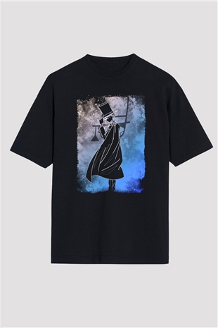 Dedektif Siyah Oversize Tişört Oversize T-shirt - TişörtFabrikası