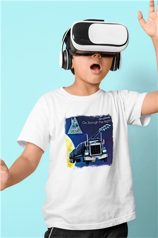 Def Leppard Baskılı Unisex Beyaz Çocuk Tişört