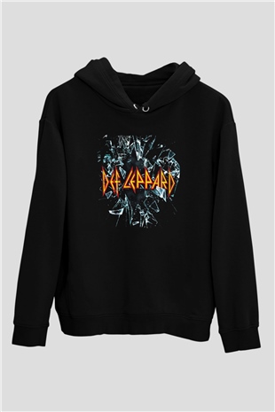 Def Leppard Siyah Unisex Hoodie