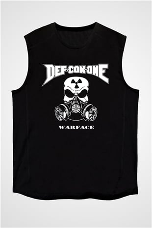 Def. Con. One Siyah Unisex Kolsuz Tişört