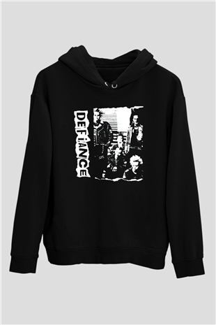 Defiance Siyah Unisex Hoodie