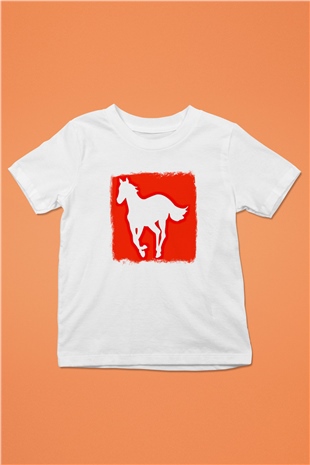 Deftones Baskılı Unisex Beyaz Çocuk Tişört