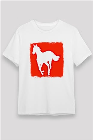 Deftones Baskılı Unisex Beyaz Tişört