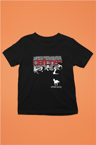 Deftones Baskılı Unisex Siyah Çocuk Tişört