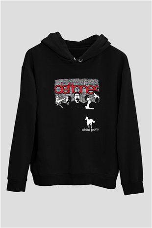 Deftones Baskılı Unisex Siyah Hoodie
