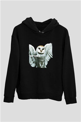 Deftones Baskılı Unisex Siyah Hoodie