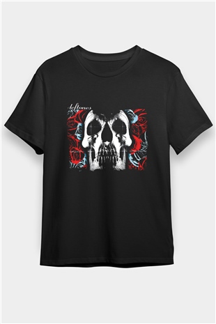 Deftones Baskılı Unisex Siyah Tişört