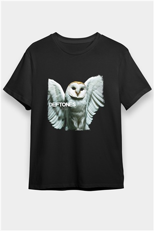 Deftones Baskılı Unisex Siyah Tişört