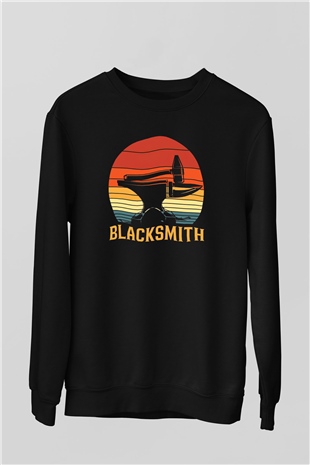 Demirci Siyah Unisex Sweatshirt