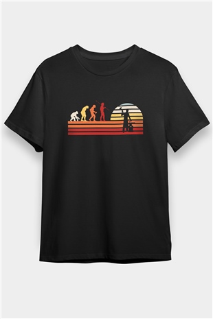 Demirci Siyah Unisex Tişört T-Shirt - TişörtFabrikası