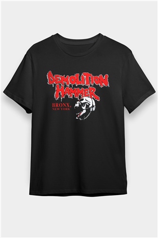 Demolition Hammer Siyah Unisex Tişört T-Shirt - TişörtFabrikası