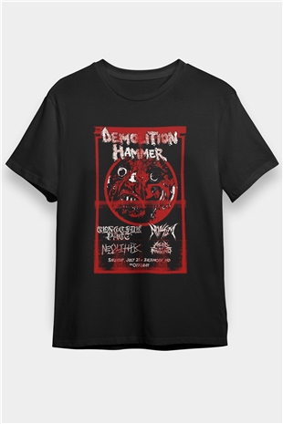 Demolition Hammer Siyah Unisex Tişört T-Shirt - TişörtFabrikası