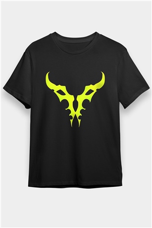 Demon Hunter Baskılı Unisex Siyah Tişört - Tshirt