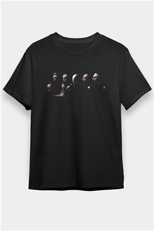 Demon Hunter Baskılı Unisex Siyah Tişört - Tshirt