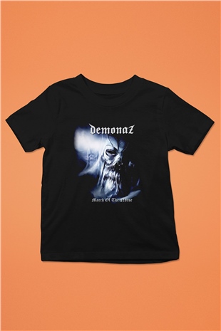 Demonaz Siyah Unisex Çocuk Tişört