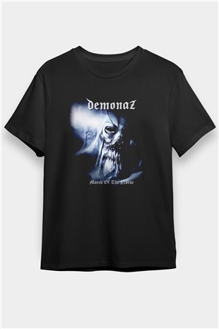 Demonaz Siyah Unisex Tişört T-Shirt - TişörtFabrikası