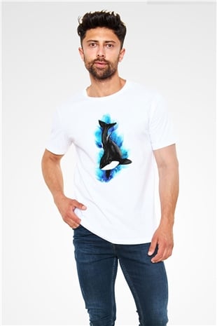 Deniz canlıları Beyaz Unisex Tişört T-Shirt - TişörtFabrikası