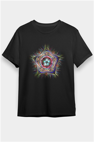 Deniz canlıları Siyah Unisex Tişört T-Shirt - TişörtFabrikası