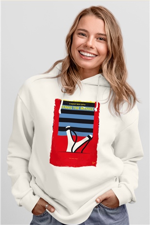 Dennis the Menace Beyaz Unisex Hoodie