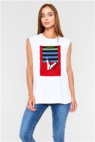 Dennis the Menace Beyaz Unisex Kolsuz Tişört