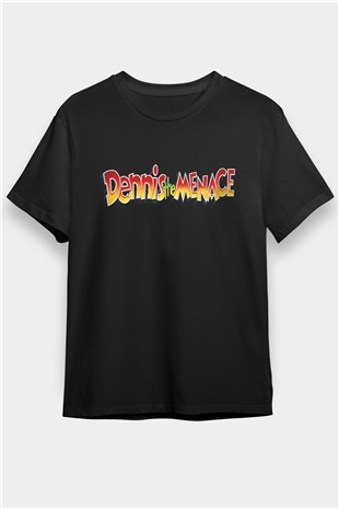Dennis the Menace Siyah Unisex Tişört T-Shirt
