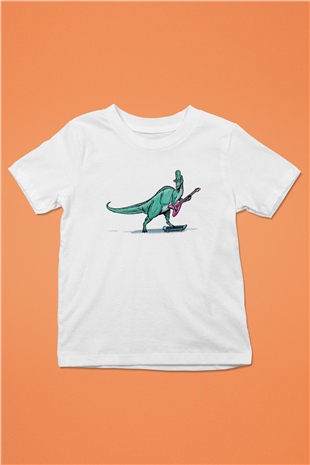 Denver, the Last Dinosaur Baskılı Beyaz Unisex Çocuk Tişört