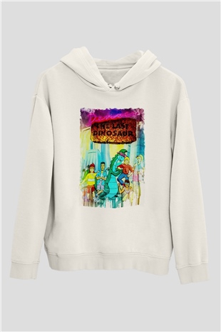 Denver, the Last Dinosaur Beyaz Unisex Hoodie