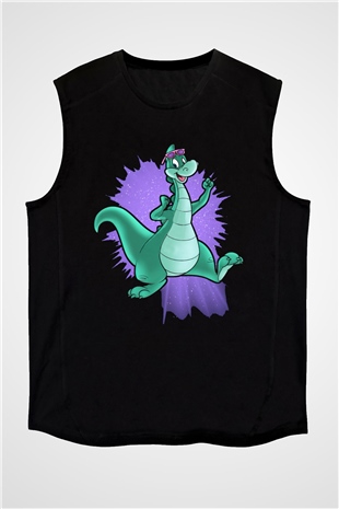 Denver, the Last Dinosaur Siyah Unisex Kolsuz Tişört