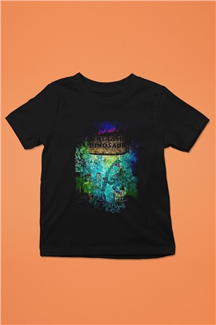 Denver, the Last Dinosaur Siyah Unisex  Çocuk Tişört