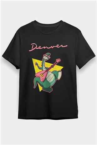 Denver, the Last Dinosaur Siyah Unisex Tişört