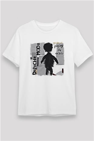 Depeche Mode Baskılı Unisex Beyaz Tişört