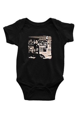 Depeche Mode Baskılı Unisex Siyah Bebek Body - Zıbın